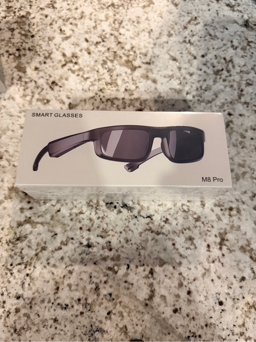M8 Pro Smart Glasses - Black - Picture 2 of 3